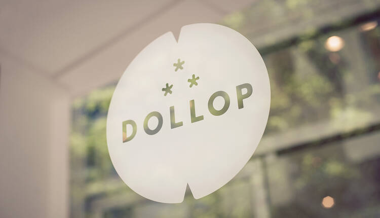 Dollop Coffee & Tea Storefront Vinyl 