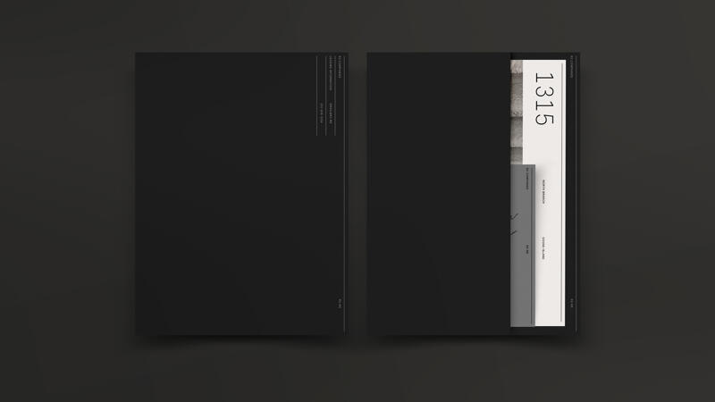 R2 black folder kit front and back with designed sells sheets visible