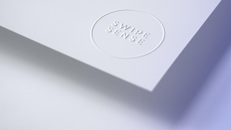 Swipe Sense Embossed Logo Detail