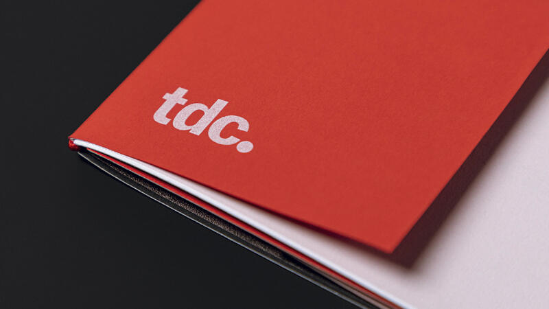 Red short sheet cover of TDC booklet